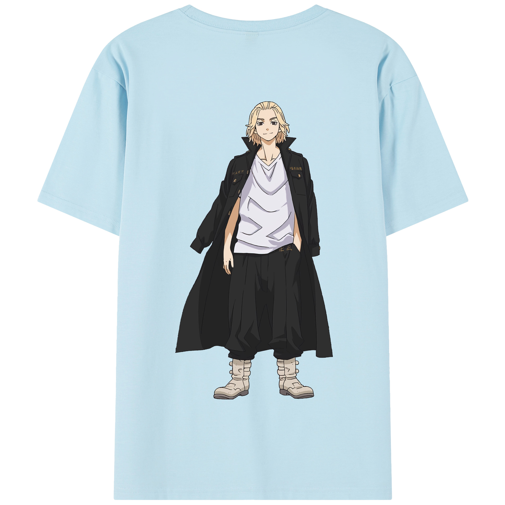 （画像用） 東京リベンジャーズ Tokyo Revengers 綿100％半袖Tシャツ（背面プリント）